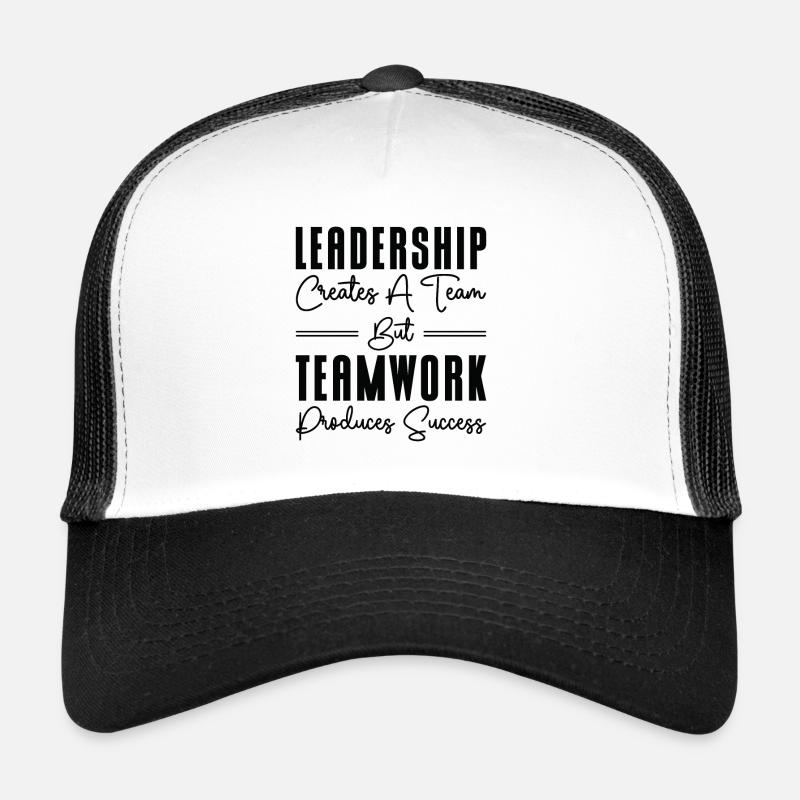 Boss Leadership Teamwork Success Office Work Trucker Cap