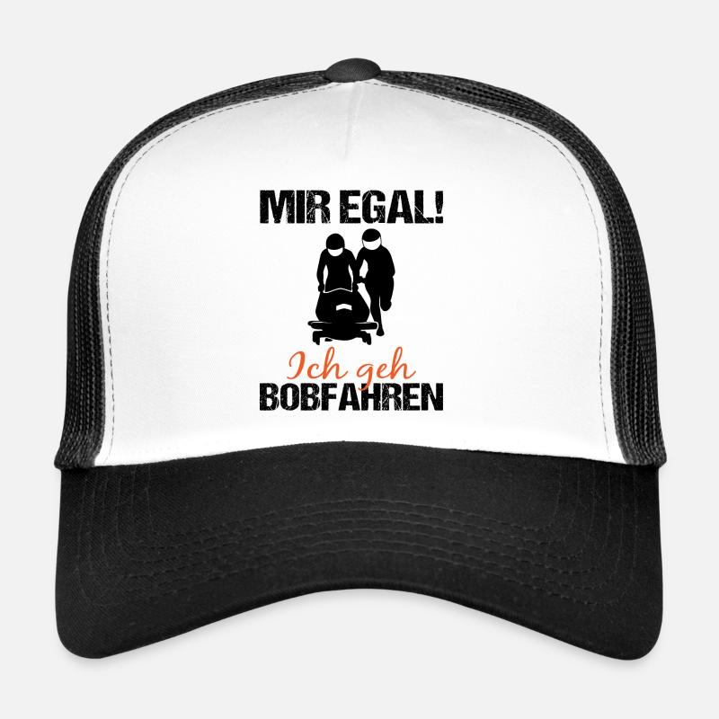 Bobfahren Lustiger Spruch Bobfahrer Geschenk Trucker Cap