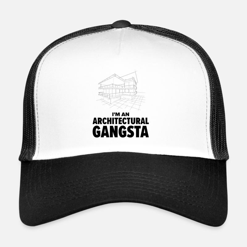 Architectural Profession Gangsta Historical Trucker Cap