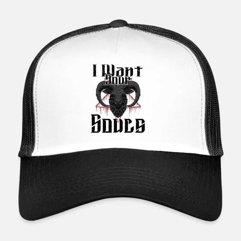 Satan Beelzebub Devil Gothic Pentagram Mystical Trucker Cap