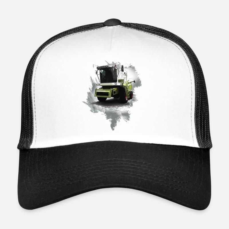 Mähdrescher - Trucker Cap - Weiß/Schwarz