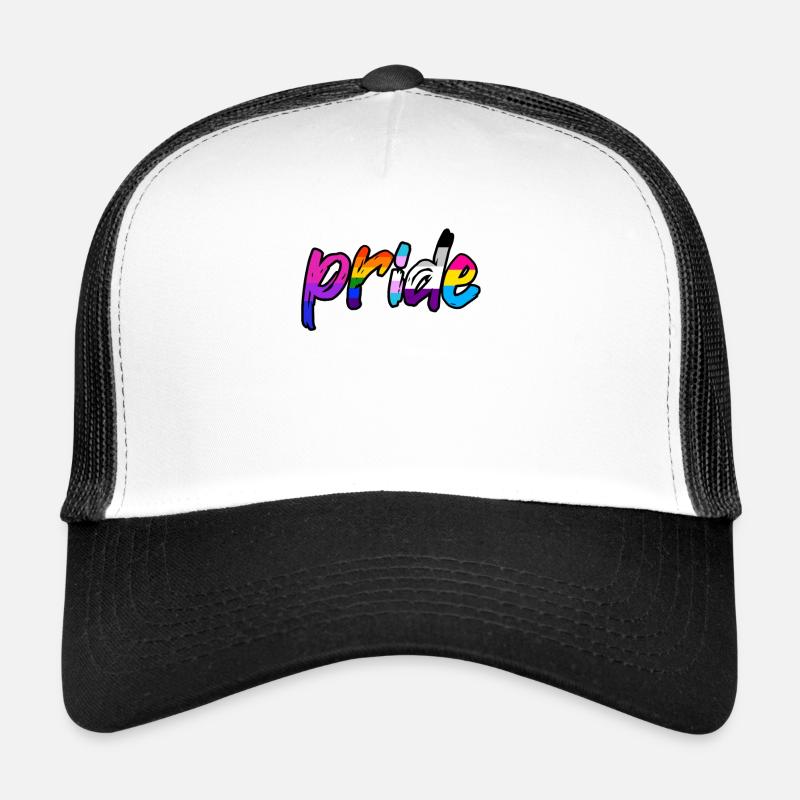 Pride - Trucker Cap - Weiß/Schwarz