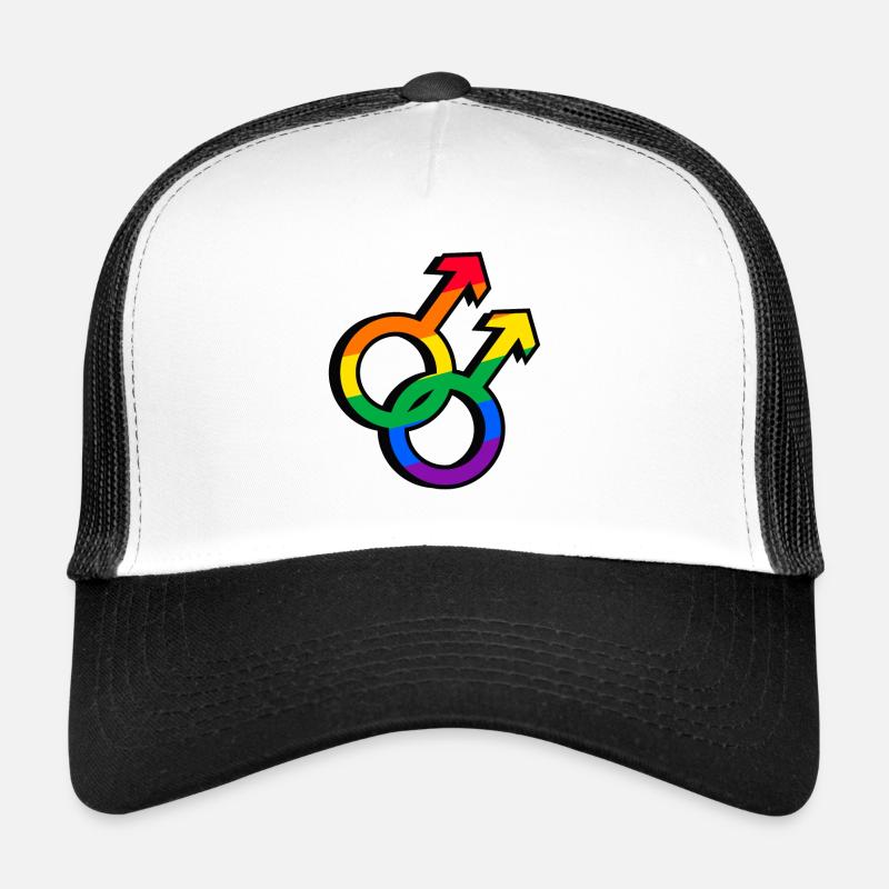 Pride - Trucker Cap - Weiß/Schwarz