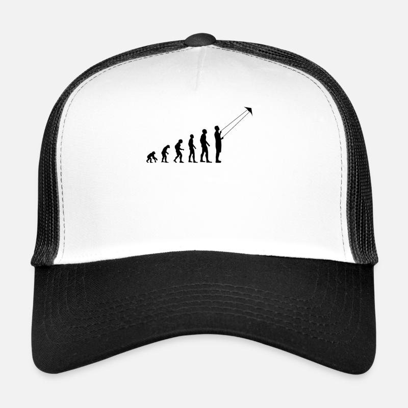 Hang Gliding Evolution Kite Flying Gift Trucker Cap