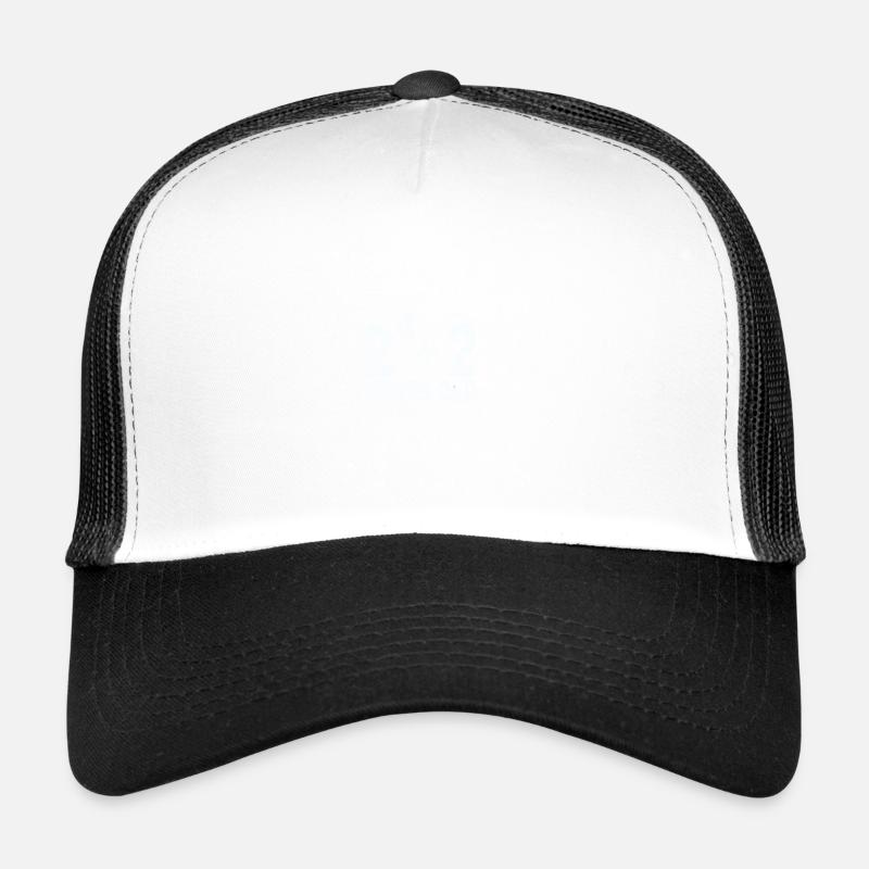Deux à la puissance de quatre = 18 ans - Mathématiques Casquette trucker 