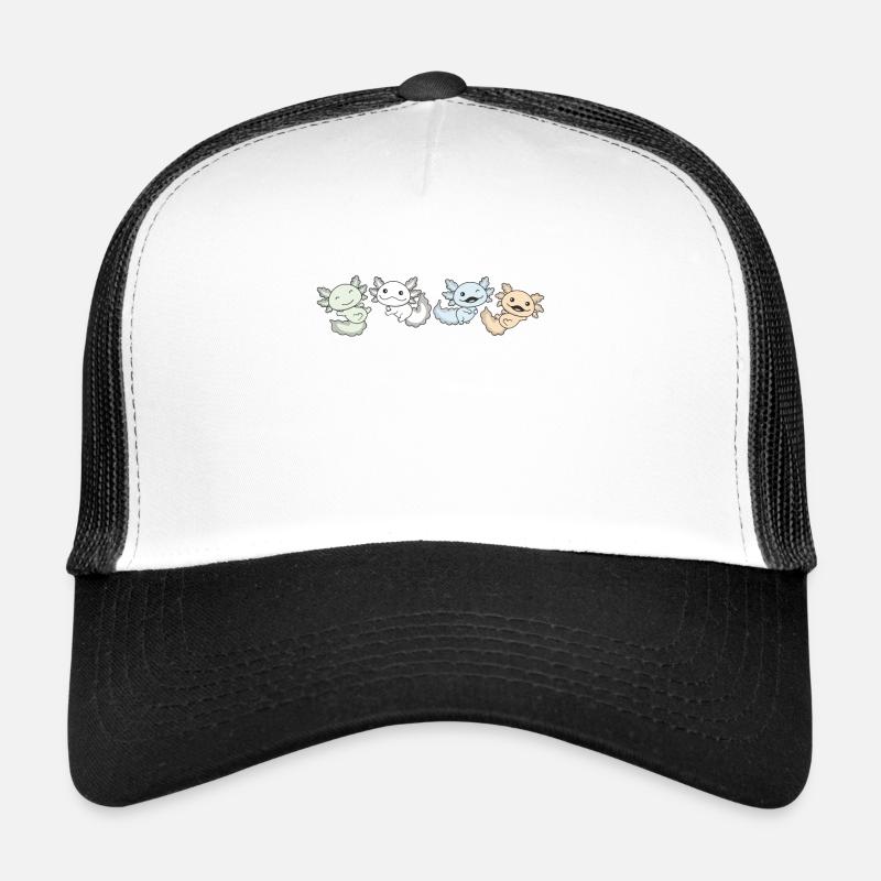 Flag Pride LGBTQ Axolotl sans étiquette Casquette trucker 