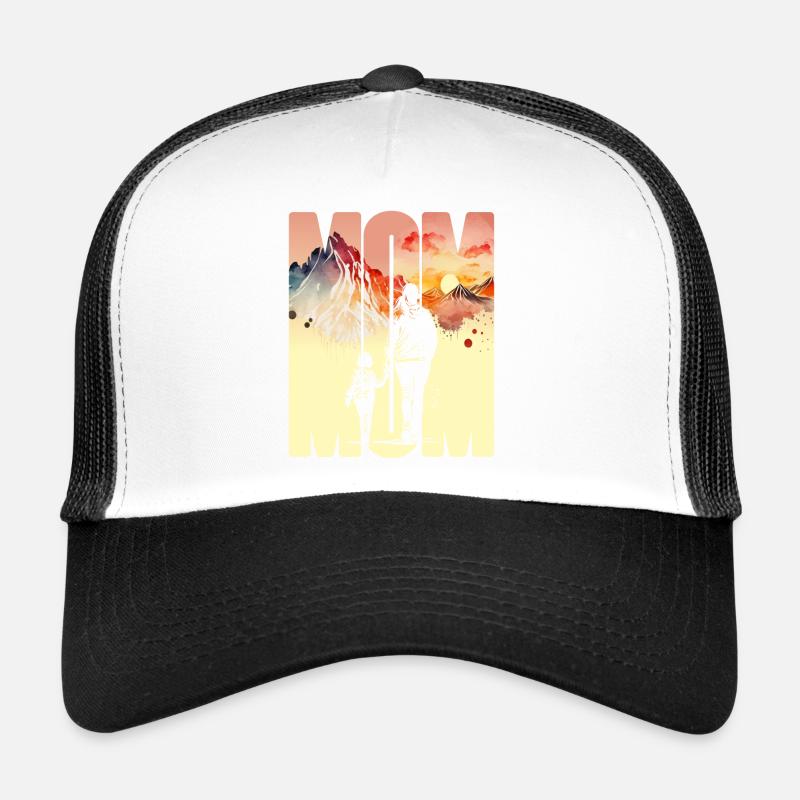 Mutter mit einem Jungen Muttertag Berge Mama Kind Trucker Cap