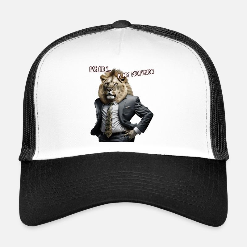 La mode du Lion est mon cadeau de profession Casquette trucker 