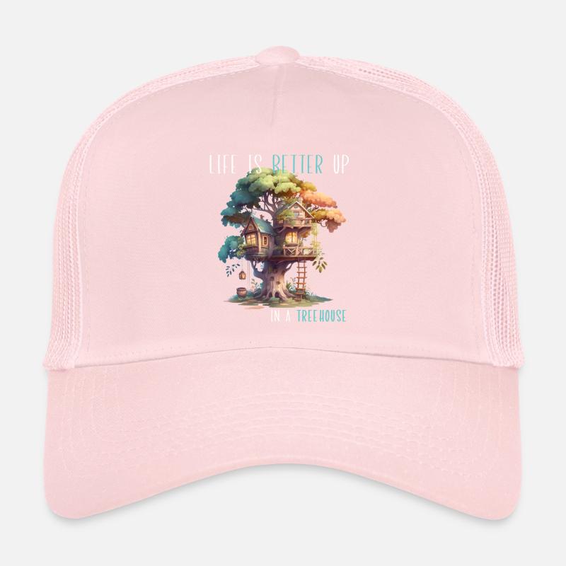 Constructeur de cabane dans les arbres - maison de jeu Casquette trucker 