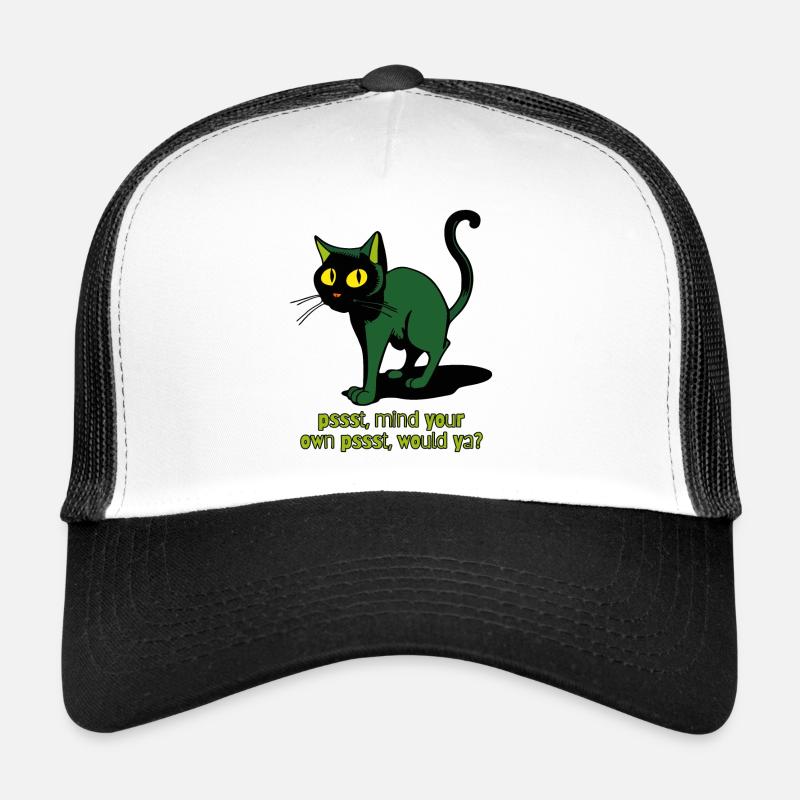 Prenez soin de votre propre PSST, chat vintage Casquette trucker 
