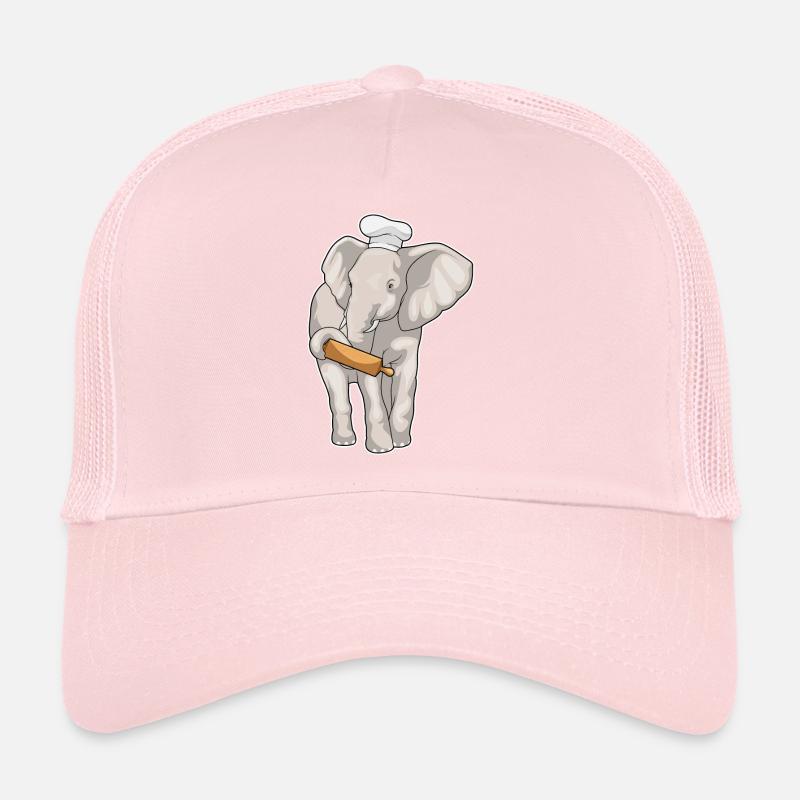 Elephant Baker Pasta Wood Casquette trucker 