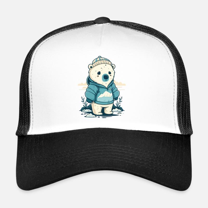 Einsamer kleiner Eisbär Trucker Cap