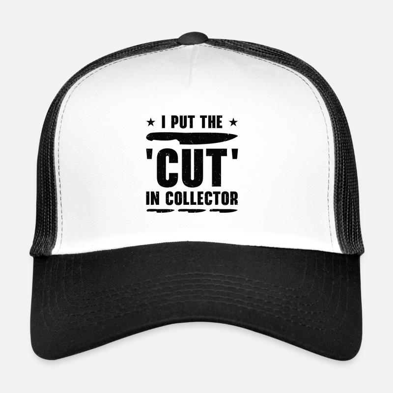 Collectionneur de couteaux Collecte de couteaux Casquette trucker 