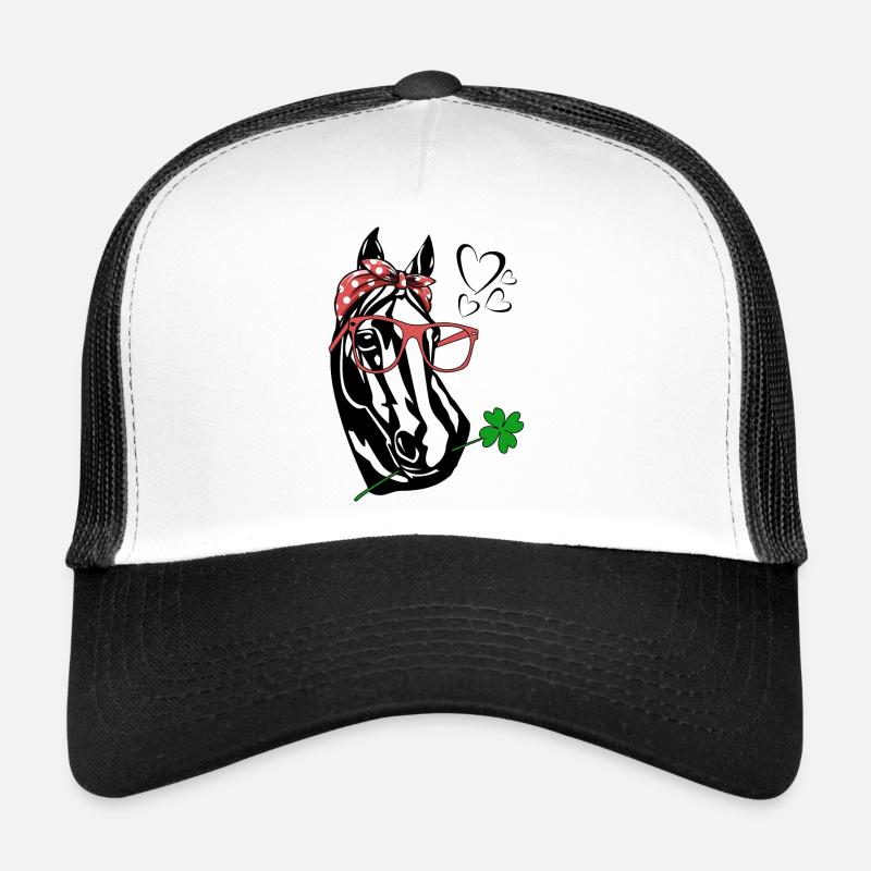 Cheval à lunettes Casquette trucker 