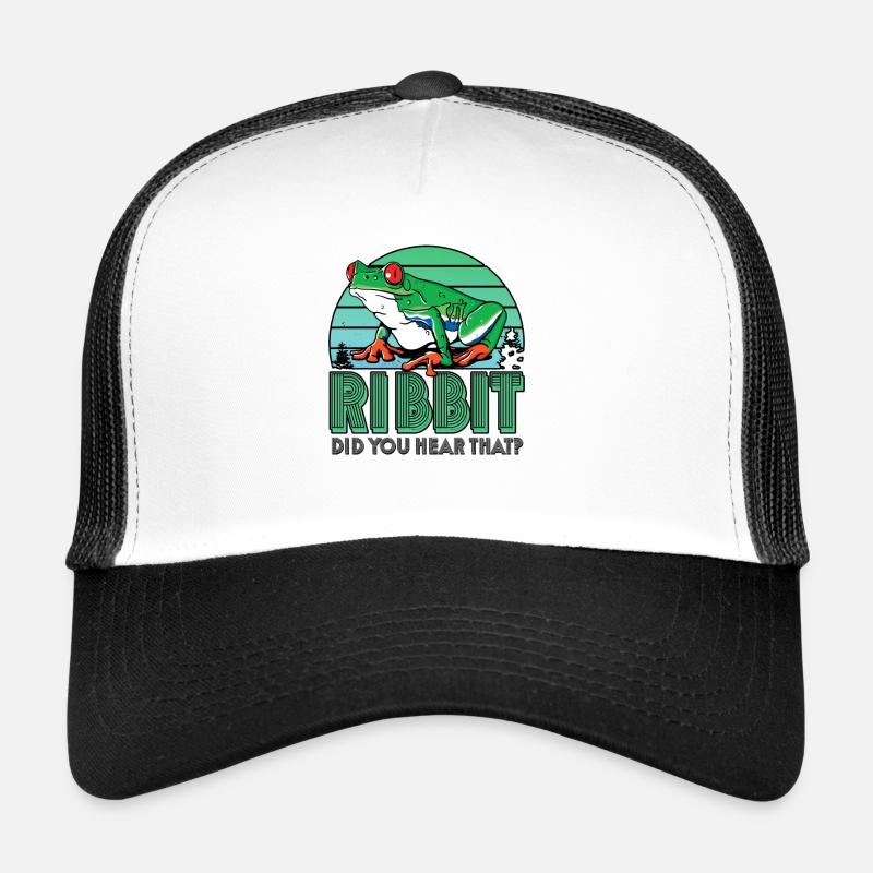 Rotäugiger Laubfrosch Niedliches Trucker Cap