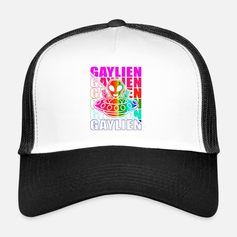 Gender Lesben, Schwule, Trans, Queer Regenbogen Trucker Cap