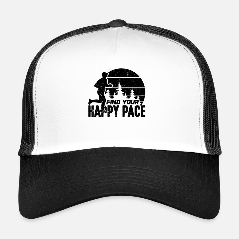 Trouvez votre Happy Pace Retro Athletes Trail Runner Casquette trucker 