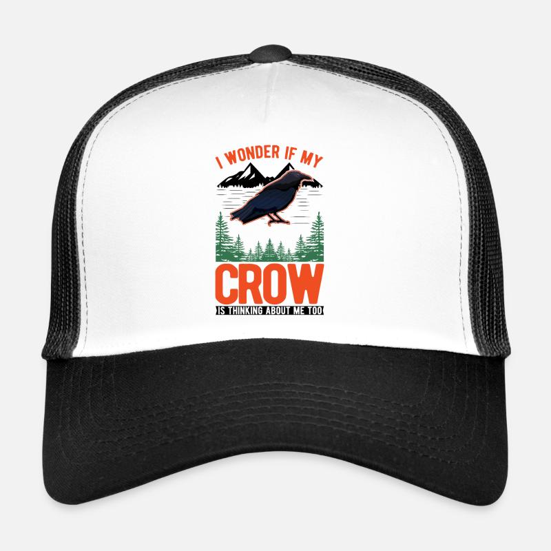 Corbeau Corbeau Corbeau Casquette trucker 