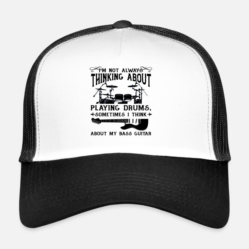Drum Player Quotes Drummer Quotes Trucker Cap