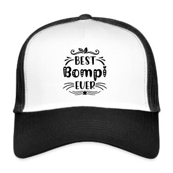 Best Bompi Belgium Grandpa Flemish Father Flanders - Trucker Cap - white/black - Front