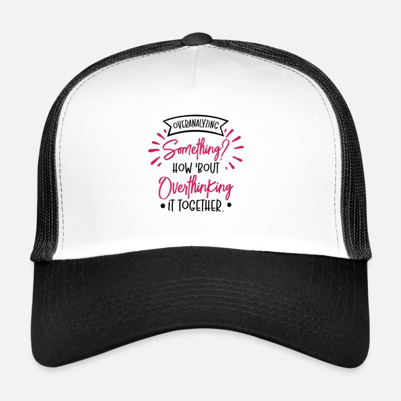 Suranalyse de la typographie vintage Casquette trucker 