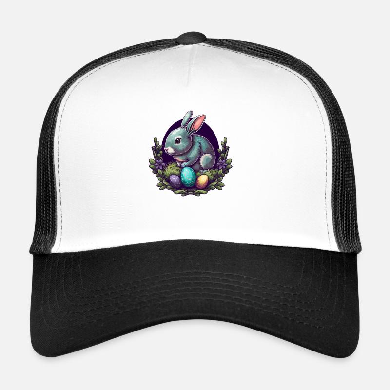 Rabbit Easter Bunny Trucker Cap