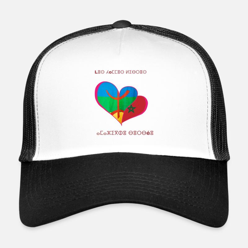 Amazigh T-shirt graffiti The Berber Spring - Trucker Cap - white/black