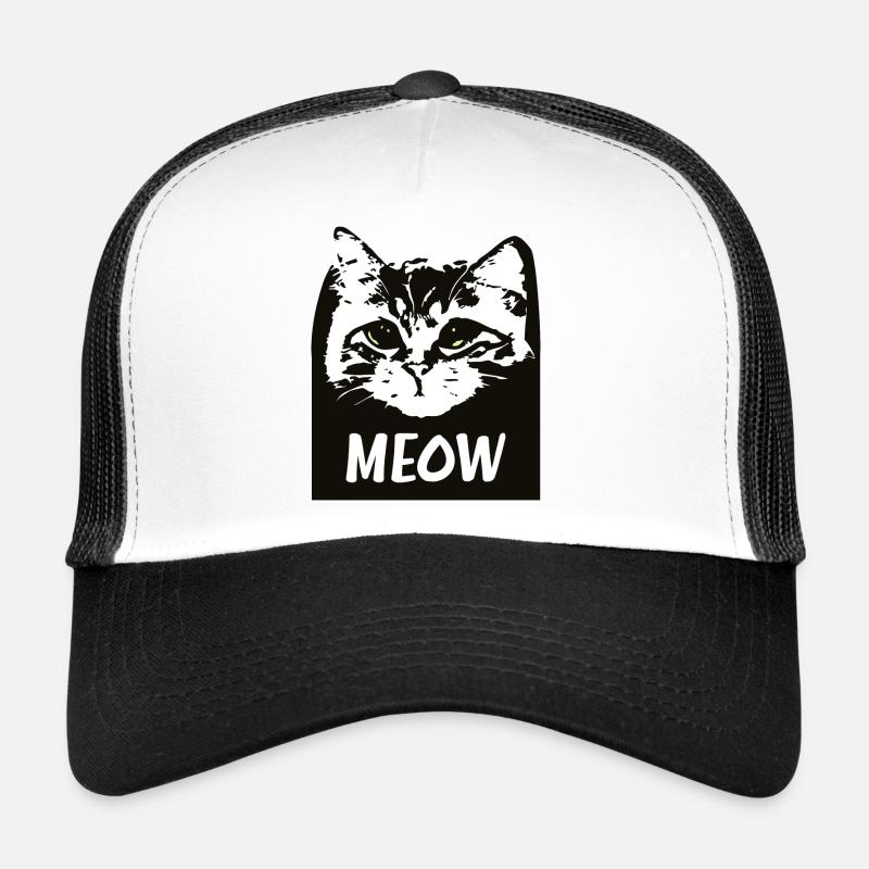 Meow Cat Trucker Cap