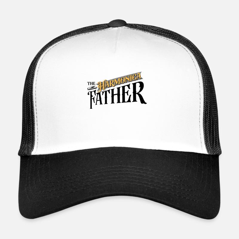 L’harmonica Père Harmoniciste Bouche Harpe Cadeau Casquette trucker 