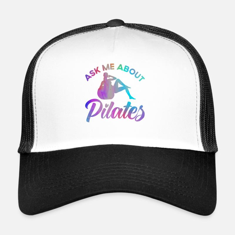 Pilates Posez-moi des questions sur Cadeau Pilates Casquette trucker 