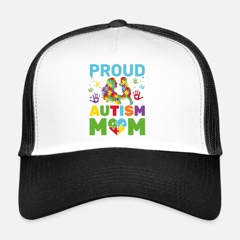 Fière maman autiste Mère sensibilisée Casquette trucker 