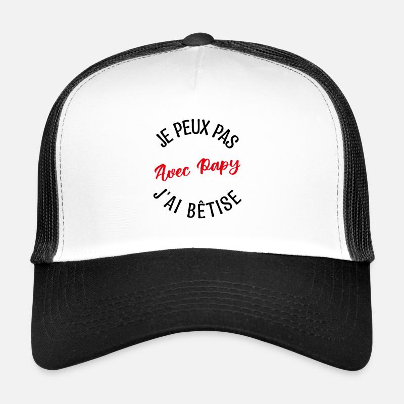 Cadeau Papy, Cadeau grand-père. papi de l'année. Casquette trucker 