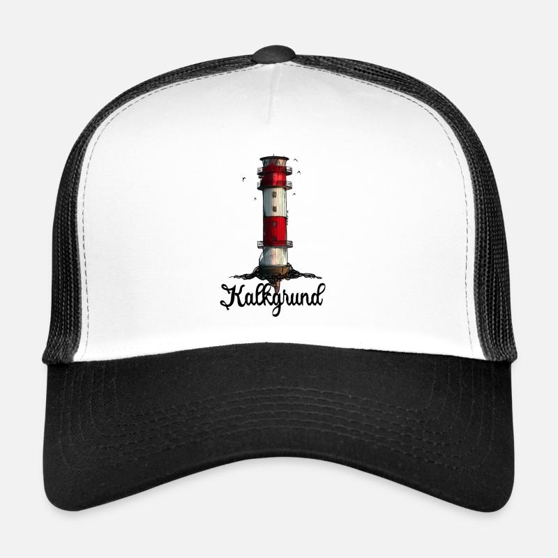 Leuchtturm Flensburger Förde Kalkgrund Trucker Cap