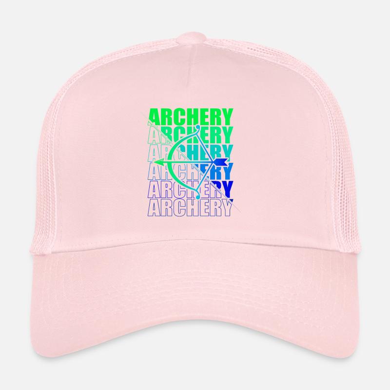 Bogensport Bogenschütze Bogenschießen Pfeil Bogen Trucker Cap