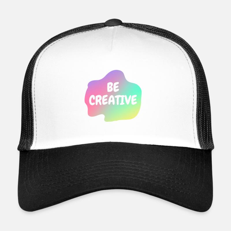 Be Creative - Trucker Cap - Weiß/Schwarz
