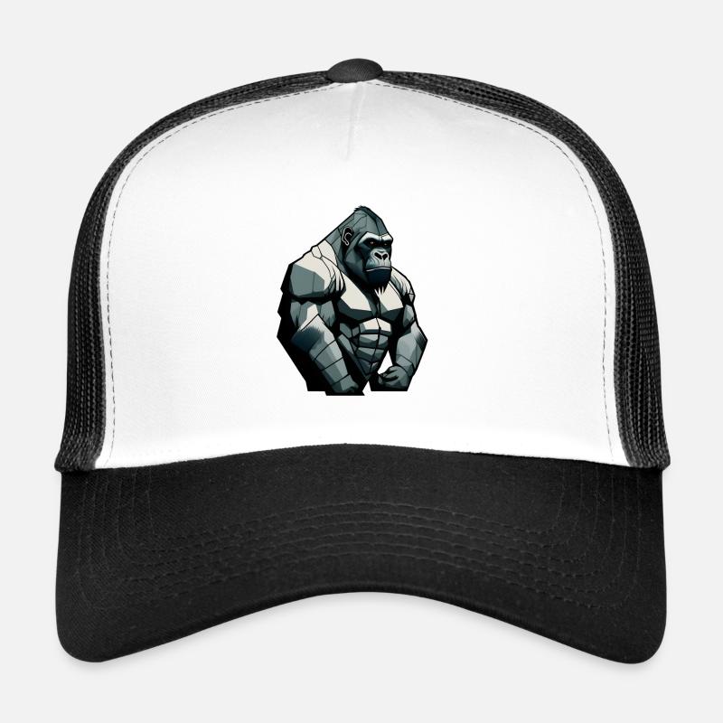 Gorille au design simple Casquette trucker 