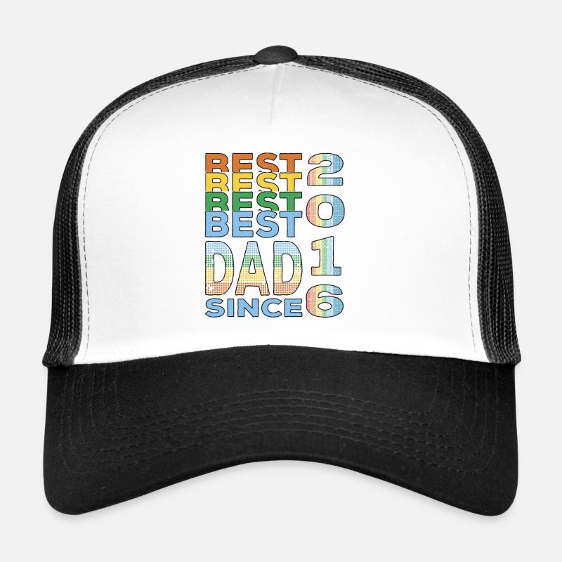 Bester Papa der Welt seit 2016 Vatertag Geburtstag Trucker Cap