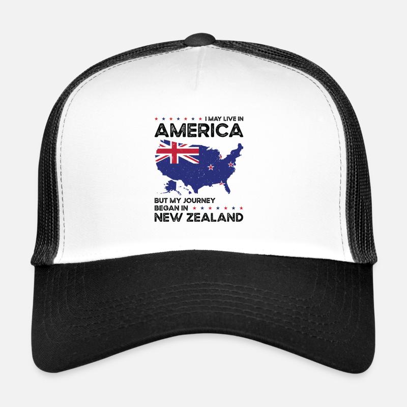 Né Néo-Zélandais Américain Casquette trucker 