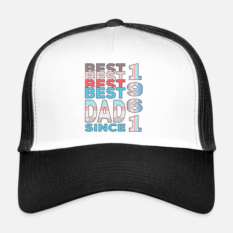 Bester Papa der Welt seit 1961 Vatertag Trucker Cap