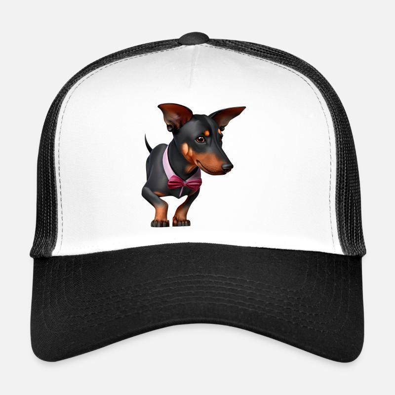 Dobermann Hund Dobermanntrainer Dobermannwelpe Trucker Cap