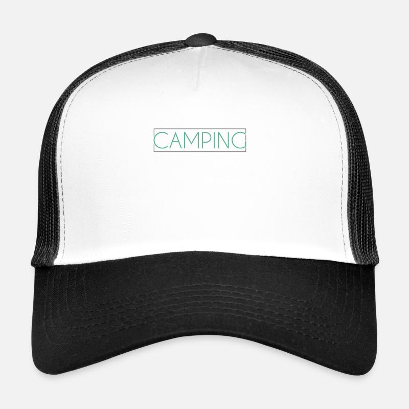 Lettrage de camping Casquette trucker 