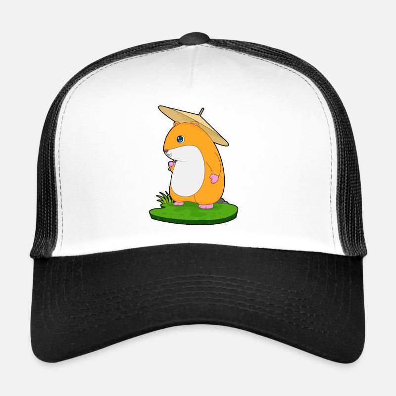 Hamster Regen Regenschirm Trucker Cap