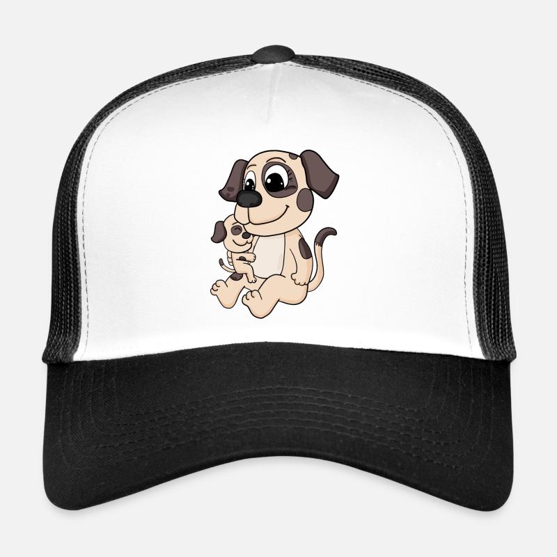 Famille de chiens - Chien avec bébé Casquette trucker 