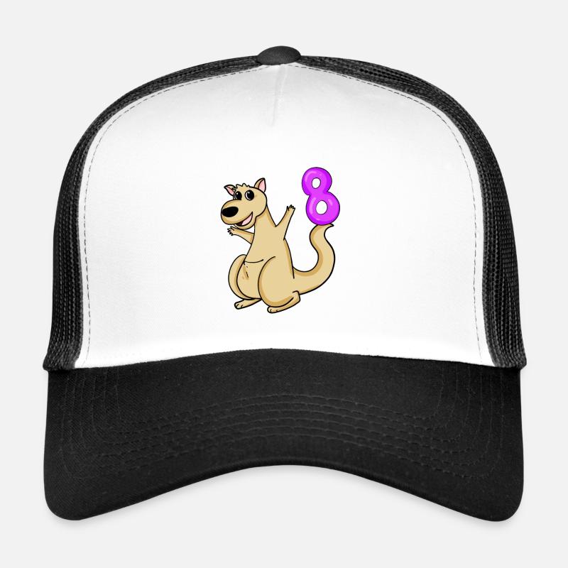 8 Anniversaire 8 ans avec motif animal - huit Casquette trucker 