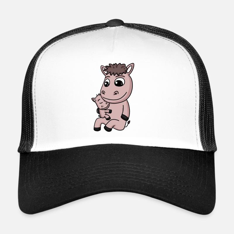 Famille Cheval - Cheval avec bébé Casquette trucker 
