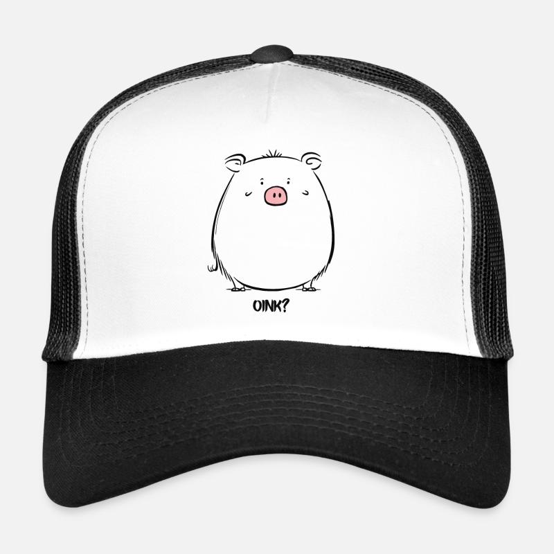 Cartoon Oink Schwein Trucker Cap