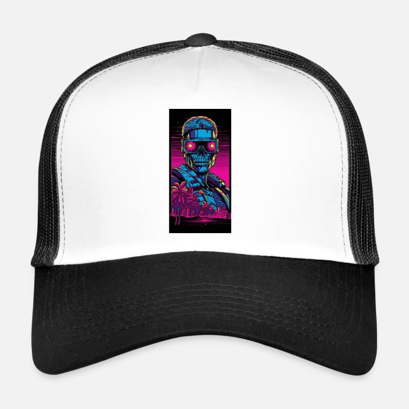 Vice Vaporwave : Cyborg Casquette trucker 