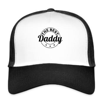 The Best Daddy - Father's Day Daddy - Trucker Cap - white/black - Front