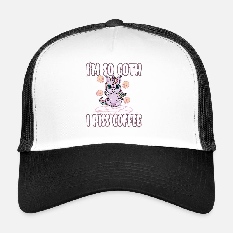 Satan Beelzebub Devil Gothic Pentagram Mystical Trucker Cap