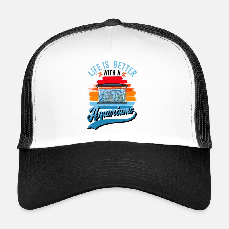 Das Leben ist besser mit einem Aquarium Trucker Cap